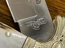 Taylor Brands Hammer Brand HB1 Lockback Folding Knife w/Stag Scales 