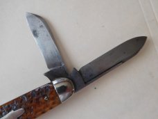 Vintage Bridge Cutlery Company St. Louis Jigged Bone 3 Blade Cattle Pocket Knife Vintage Bridge Cutlery Company St. Louis Jigged Bone 3 Blade Cattle Pocket Knife