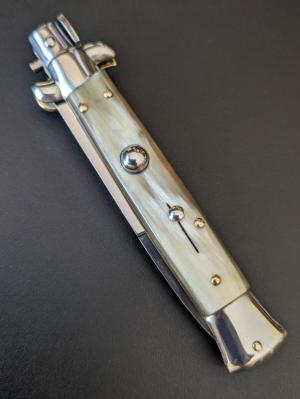 NOS SKM 23CM-9 INCH BAYONET BRAZILIAN HORN STILETTO 