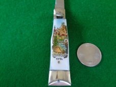 RARE c.1950's-60's Miniature FES Rostfrei Lever Lock MONSHAU EIFEL Germany MINT !
