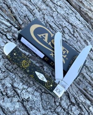 CASE XX ** SFO 2023 YELLOW ROSES BONE DIAMOND XX SHIELD TRAPPER