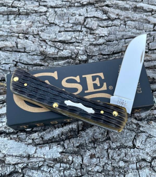 CASE XX ** SFO 2023 OLIVE GREEN CRANDALL JIG BONE SOD BUSTER JR