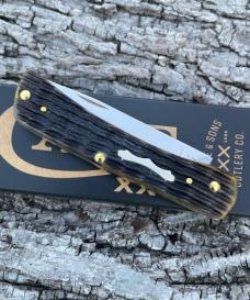 CASE XX ** SFO 2023 OLIVE GREEN CRANDALL JIG BONE SOD BUSTER JR