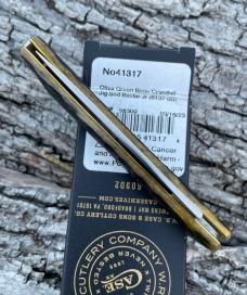 CASE XX ** SFO 2023 OLIVE GREEN CRANDALL JIG BONE SOD BUSTER JR