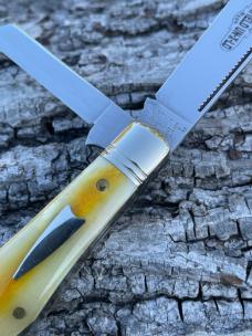GEC NORTHFIELD ** 922219 ANTIQUE GOLDENROD CAMEL BONE EUREKA JACK GEC NORTHFIELD ** 922219 ANTIQUE GOLDENROD CAMEL BONE EUREKA JACK