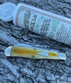 GEC NORTHFIELD ** 922219 ANTIQUE GOLDENROD CAMEL BONE EUREKA JACK GEC NORTHFIELD ** 922219 ANTIQUE GOLDENROD CAMEL BONE EUREKA JACK