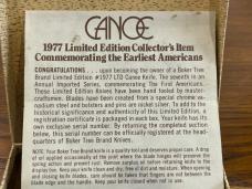 Boker Tree Brand 1977 American Indian Limited Edition Canoe Knife SN#5645 Germany Boker Tree Brand 1977 American Indian Limited Edition Canoe Knife SN#5645 Germany