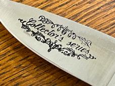 Spouting Whale F&F Inc. CS-47 Scrimshaw Alcatraz Lighthouse Lockback Folding Knife SN#491 Japan Spouting Whale F&F Inc. CS-47 Scrimshaw Alcatraz Lighthouse Lockback Folding Knife SN#491 Japan
