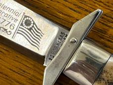 Kissing Crane Robert Klaas 1976 Bicentennial Commemorative Swing Guard Lockback SN#2168 Germany 