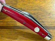 Kissing Crane Robert Klaas KC-0017 4-Blade Congress Folding Knife w/Red Delrin Scales Germany Kissing Crane Robert Klaas KC-0017 4-Blade Congress Folding Knife w/Red Delrin Scales Germany