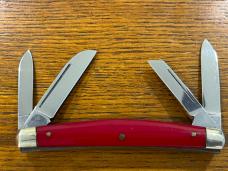 Kissing Crane Robert Klaas KC-0017 4-Blade Congress Folding Knife w/Red Delrin Scales Germany Kissing Crane Robert Klaas KC-0017 4-Blade Congress Folding Knife w/Red Delrin Scales Germany
