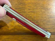 Kissing Crane Robert Klaas KC-0017 4-Blade Congress Folding Knife w/Red Delrin Scales Germany Kissing Crane Robert Klaas KC-0017 4-Blade Congress Folding Knife w/Red Delrin Scales Germany