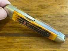Kissing Crane Robert Klaas KC6331BR Stockman Folding Knife w/Jigged Brown Bone Scales Kissing Crane Robert Klaas KC6331BR Stockman Folding Knife w/Jigged Brown Bone Scales