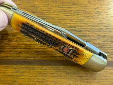 Kissing Crane Robert Klaas KC6331BR Stockman Folding Knife w/Jigged Brown Bone Scales Kissing Crane Robert Klaas KC6331BR Stockman Folding Knife w/Jigged Brown Bone Scales
