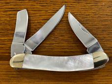 Hen & Rooster 283-MOP 3-Blade Folding Knife w/Mother of Pearl Scales Hen & Rooster 283-MOP 3-Blade Folding Knife w/Mother of Pearl Scales