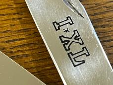 I*XL Wostenholm 2-Blade Trapper Folding Knife w/Wood Scales Japan I*XL Wostenholm 2-Blade Trapper Folding Knife w/Wood Scales Japan