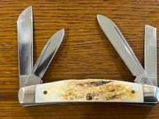Case XX 54052 SS C. Plattts' Sons Congress Folding Knife w/Jigged Bone Scales Case XX 54052 SS C. Plattts' Sons Congress Folding Knife w/Jigged Bone Scales
