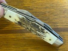 Case XX 54052 SS C. Plattts' Sons Congress Folding Knife w/Jigged Bone Scales Case XX 54052 SS C. Plattts' Sons Congress Folding Knife w/Jigged Bone Scales