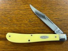 Case XX 3- Dot 30148CV 1997 Slimline Trapper w/Yellow Synthetic Scales Case XX 3- Dot 30148CV 1997 Slimline Trapper w/Yellow Synthetic Scales