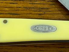 Case XX 3- Dot 30148CV 1997 Slimline Trapper w/Yellow Synthetic Scales Case XX 3- Dot 30148CV 1997 Slimline Trapper w/Yellow Synthetic Scales