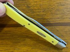 Case XX 3- Dot 30148CV 1997 Slimline Trapper w/Yellow Synthetic Scales Case XX 3- Dot 30148CV 1997 Slimline Trapper w/Yellow Synthetic Scales