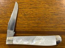 Case XX 1984 6 Dot Ltd Ed Palmetto Cutlery Club Single-Blade Trapper w/Mother of Pearl Scales Case XX 1984 6 Dot Ltd Ed Palmetto Cutlery Club Single-Blade Trapper w/Mother of Pearl Scales