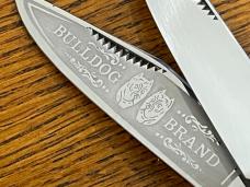 Bulldog 2-Blade Copperhead Folding Knife w/Stag Scales Germany 