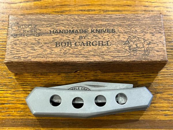 Cripple Creek Bob Cargill Metal 2-Blade Trapper