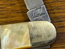 Frost Cutlery Ocoee River 574GLP Lockback Wittler Folding Knife w/Gold Lip Pearl Inlaid Handle Frost Cutlery Ocoee River 574GLP Lockback Wittler Folding Knife w/Gold Lip Pearl Inlaid Handle