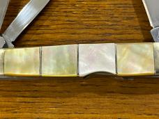 Frost Cutlery Ocoee River 574GLP Lockback Wittler Folding Knife w/Gold Lip Pearl Inlaid Handle Frost Cutlery Ocoee River 574GLP Lockback Wittler Folding Knife w/Gold Lip Pearl Inlaid Handle