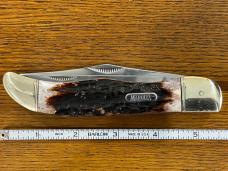 Marbles 5 1/4" 2-Blade Clasp Knife w/Stag Scales Marbles 5 1/4" 2-Blade Clasp Knife w/Stag Scales