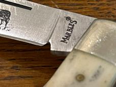 Marbles Benchmade/Tak Fukuta "American Bison" 3-Blade Stockman Folding Knife Japan