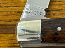 Marbles White Tailed Deer Single Blade Trapper w/Wood Scales Japan Marbles White Tailed Deer Single Blade Trapper w/Wood Scales Japan