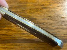 Marbles White Tailed Deer Single Blade Trapper w/Wood Scales Japan Marbles White Tailed Deer Single Blade Trapper w/Wood Scales Japan