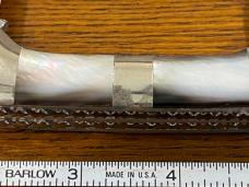 Parker Custom Series "Excalibur" Limited Edition Black Pearl Gunboat Canoe Knife Japan SN#713