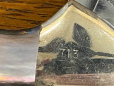 Parker Custom Series "Excalibur" Limited Edition Black Pearl Gunboat Canoe Knife Japan SN#713