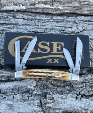 CASE XX ** SFO 2023 CAMPFIRE BONE SMALL 4 BLADE CONGRESS