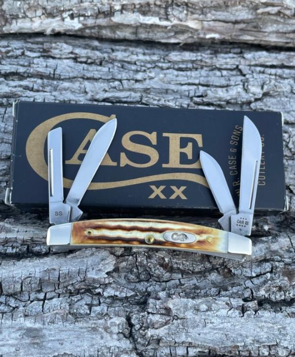 CASE XX ** SFO 2023 CAMPFIRE BONE SMALL 4 BLADE CONGRESS CASE XX ** SFO 2023 CAMPFIRE BONE SMALL 4 BLADE CONGRESS