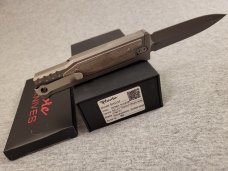 *NIB* REATE EXO-M GRAVITY OTF KNIFE w/GREEN MICARTA TITANIUM HANDLE