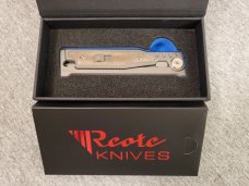 *NIB* REATE EXO-M GRAVITY OTF KNIFE w/GREEN MICARTA TITANIUM HANDLE