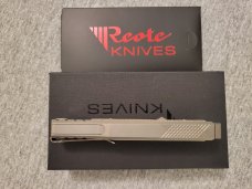 *NIB* REATE EXO-M GRAVITY OTF KNIFE w/GREEN MICARTA TITANIUM HANDLE
