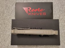 *NIB* REATE EXO-M GRAVITY OTF KNIFE w/GREEN MICARTA TITANIUM HANDLE
