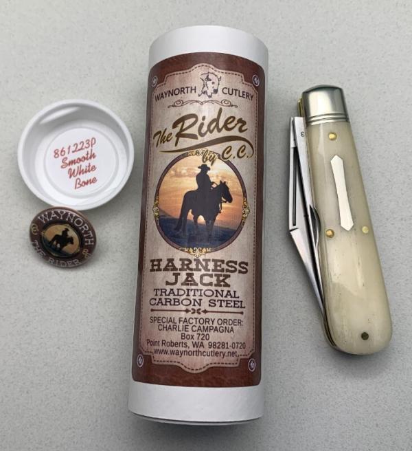 The Rider by C.C. White Bone Harness Jack by Great Eastern Cutlery. GEC and Charlie C. 861223P. …