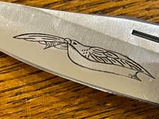 Parker-IMAI K267 Lockback Folding Knife w/Carved Smooth Bone Scales Japan Parker-IMAI K267 Lockback Folding Knife w/Carved Smooth Bone Scales Japan
