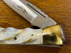 Parker-IMAI K267 Lockback Folding Knife w/Carved Smooth Bone Scales Japan Parker-IMAI K267 Lockback Folding Knife w/Carved Smooth Bone Scales Japan