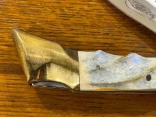 Parker-IMAI K267 Lockback Folding Knife w/Carved Smooth Bone Scales Japan Parker-IMAI K267 Lockback Folding Knife w/Carved Smooth Bone Scales Japan