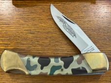 Parker-IMAI K-139 Lockback Folding Knife w/Camo Scales Japan
