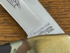 Parker-IMAI K-139 Lockback Folding Knife w/Camo Scales Japan Parker-IMAI K-139 Lockback Folding Knife w/Camo Scales Japan