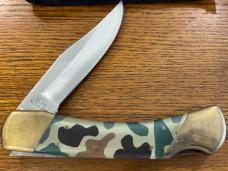 Parker-IMAI K-139 Lockback Folding Knife w/Camo Scales Japan Parker-IMAI K-139 Lockback Folding Knife w/Camo Scales Japan