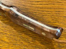 Schrade 6 7/8" Drop Point Old Timer PH2W Knife w/Burled Ironwood Scales
